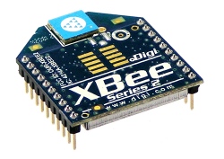Abb.: XBee ZB ZigBee Modul (2mW, Chipantenne)