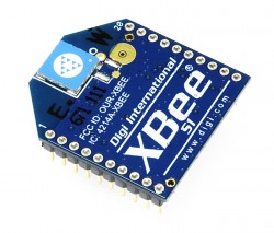 Abb.: XBee Modul (1mW, Chipantenne)
