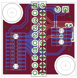 Abb.: Layout JTAG/SWD-Adapter