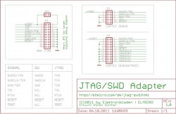 Abb.: Schaltplan JTAG/SWD-Adapter